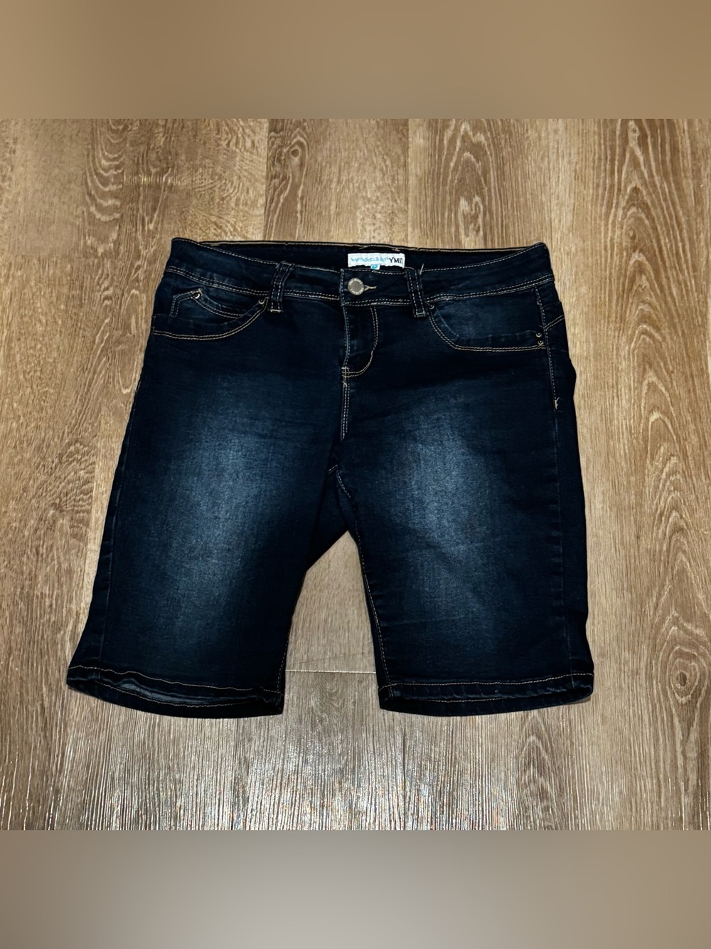 YMI Dark Indigo Stretch Jean Shorts